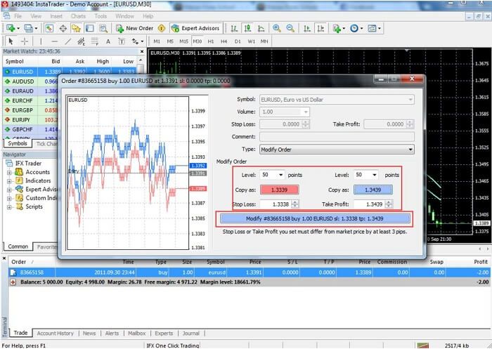 Modify any Entry Position