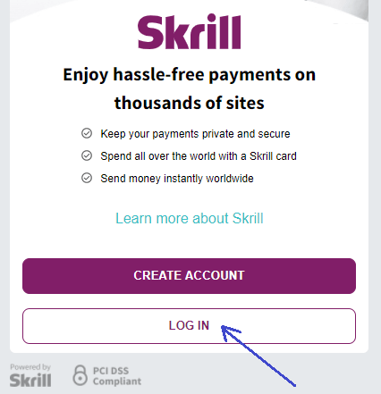 FBS Deposit via Skrill Login