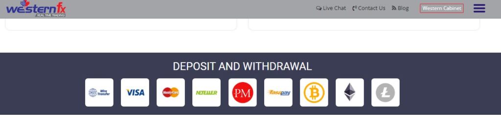 WesternFX Payment Gateway